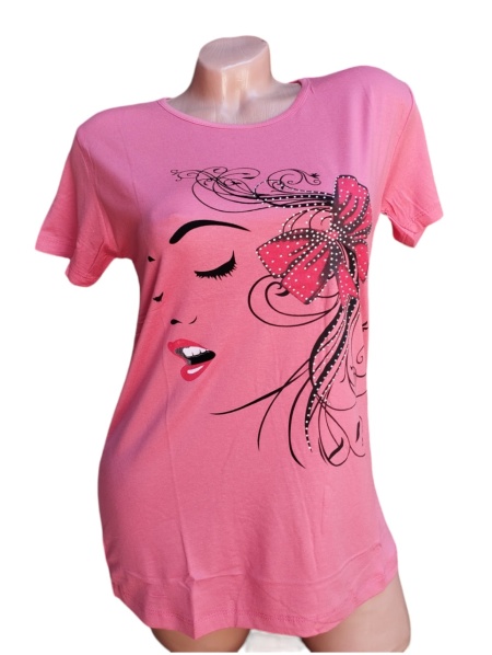 Tricou dama calitativ din bumbac model nou cod x2814