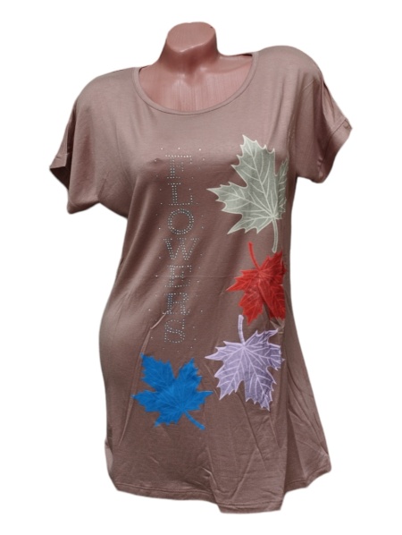Tricou dama din bumbac calitativ model nou cod x1259