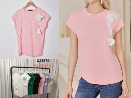 Tricou dama din bumbac calitativ model superb cod x5583