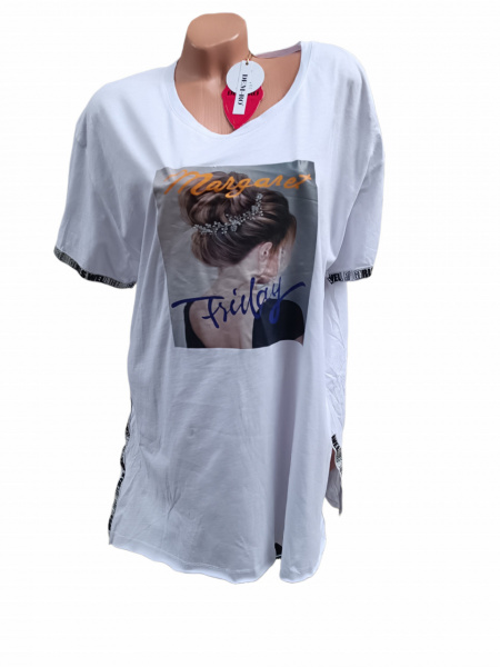 tricou scurt stil tunica model nou cod L17295