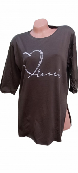 tricou scurt stil tunica model nou cod L18816