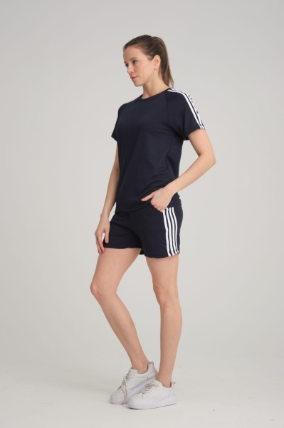Compleu calitativ cu pantaloni scurti de dama cod x0955