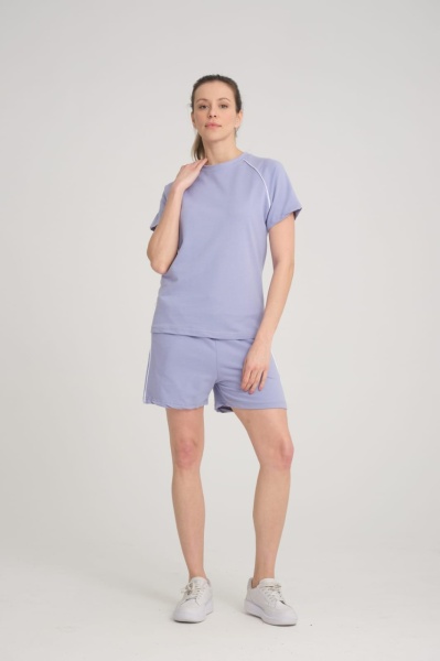 Compleu calitativ cu pantaloni scurti de dama cod x0985