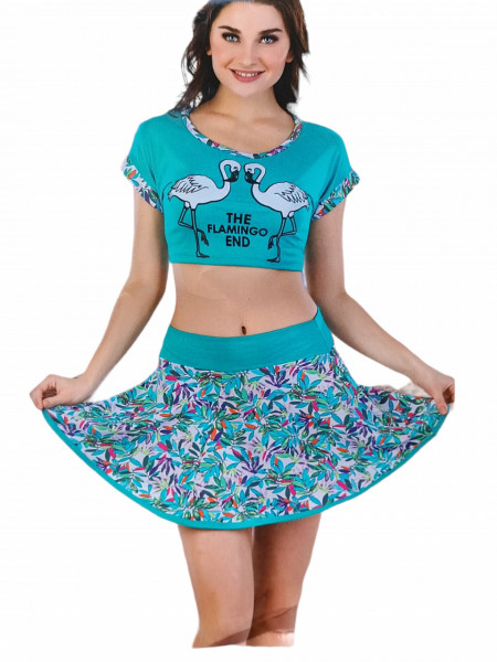 compleu scurt de vara model nou cod n3649