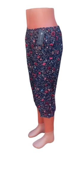 Pantaloni 3 sfert vaporosi de vara pentru dama cod x5384