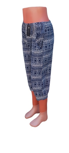 Pantaloni 3 sfert vaporosi de vara pentru dama cod x5394