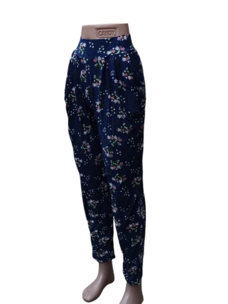 Pantaloni lungi vaporosi de vara pentru dama cod x5354