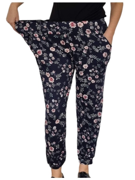 Pantaloni lungi vaporosi de vara pentru dama cod x5374