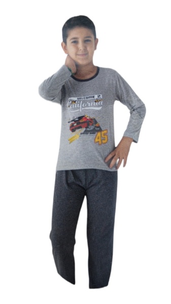 Pijama copil din bumbac calitativ cod x3713