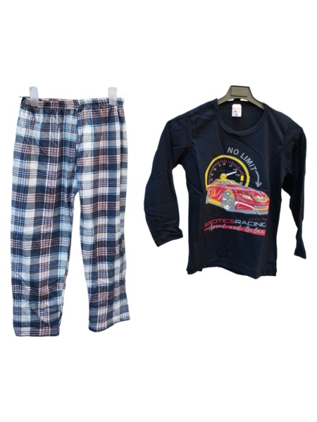 Pijama copil din bumbac calitativ cod x3733