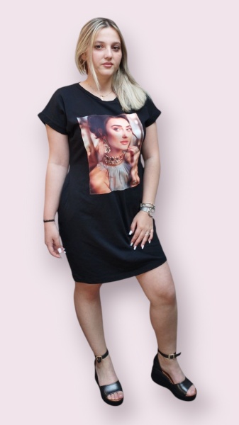 Rochie de vara cu diferite imprimeuri model nou cod x5642