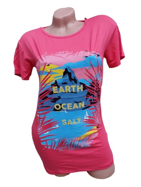 Tricou dama calitativ din bumbac model nou cod x2875