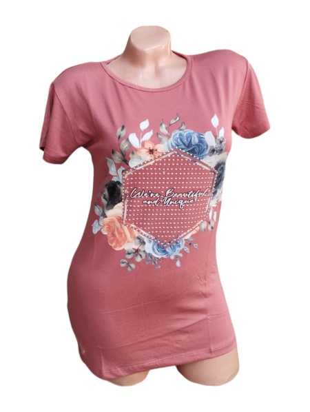 Tricou dama din bumbac calitativ model nou cod x1189