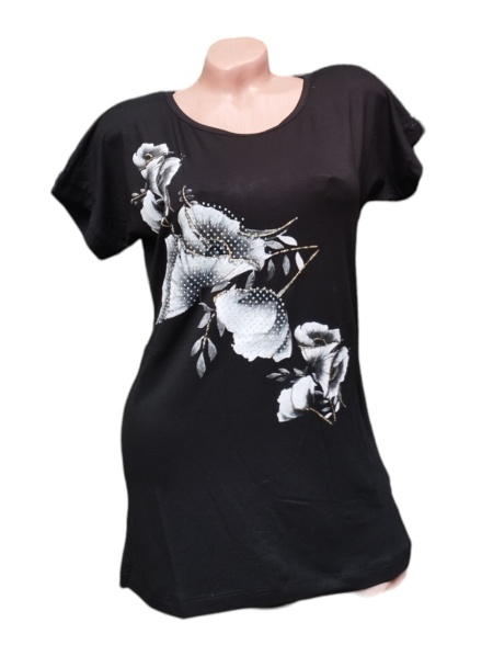 Tricou dama din bumbac calitativ model nou cod x1265