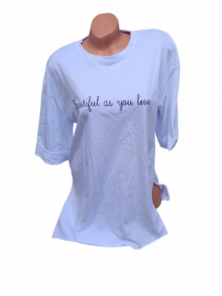 tricou scurt stil tunica model nou cod L18806