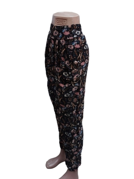 Pantaloni lungi vaporosi de vara pentru dama cod x5345