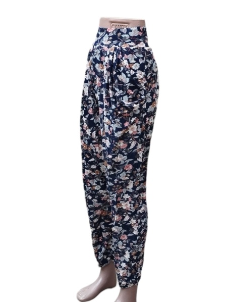 Pantaloni lungi vaporosi de vara pentru dama cod x5355