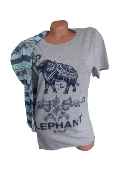 pijama dama cu maneca scurta cod p710
