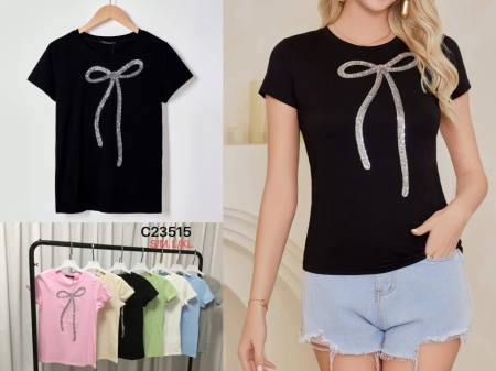 Tricou dama din bumbac calitativ model superb cod x5585