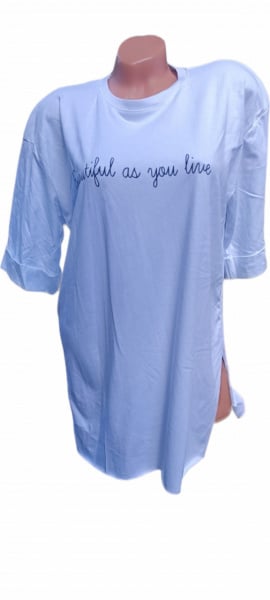tricou scurt stil tunica model nou cod L18818