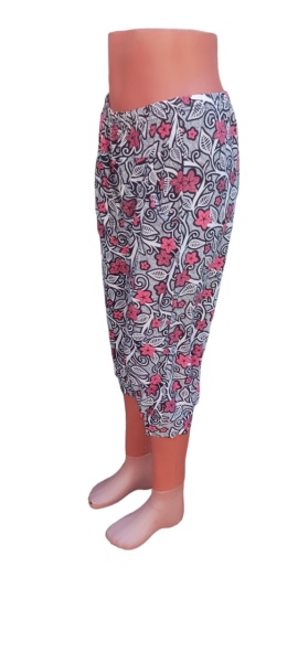 Pantaloni 3 sfert vaporosi de vara pentru dama cod x5386