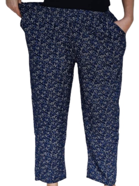 Pantaloni lungi vaporosi de vara pentru dama cod x5366