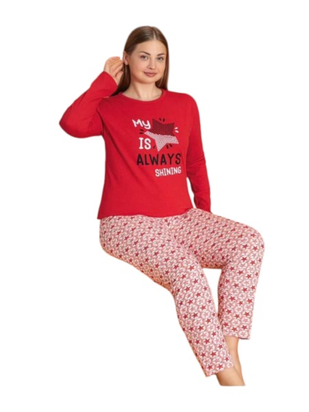 Pijama dama din bumbac calitativ cod x3956