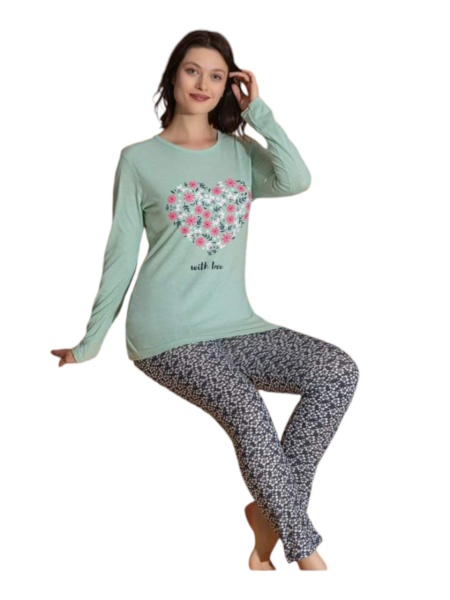 Pijama dama din bumbac calitativ cod x3966