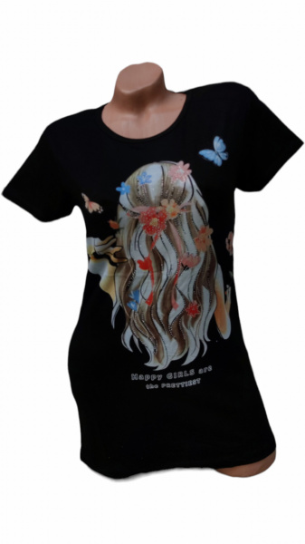 Tricou dama calitativ cu maneca scurta cod x0369