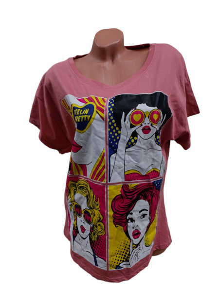 tricou dama cu maneca scurta model nou cod n4048