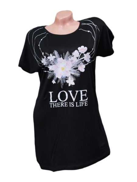 Tricou dama din bumbac calitativ model nou cod x1267