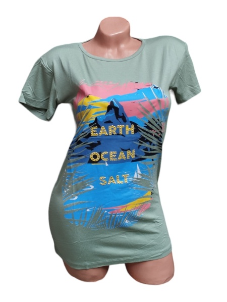 Tricou dama din bumbac calitativ model nou cod x1297