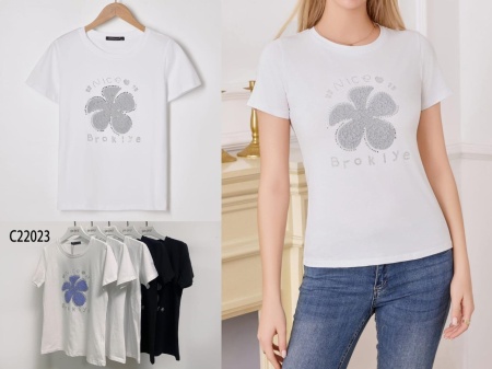 Tricou dama din bumbac calitativ model superb cod x5576