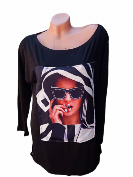 tricou scurt stil tunica model nou cod L18808