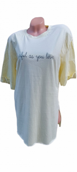 tricou scurt stil tunica model nou cod L18819