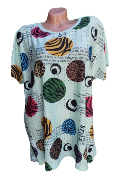 Bluza dama calitativa cu maneca scurta cod x2430