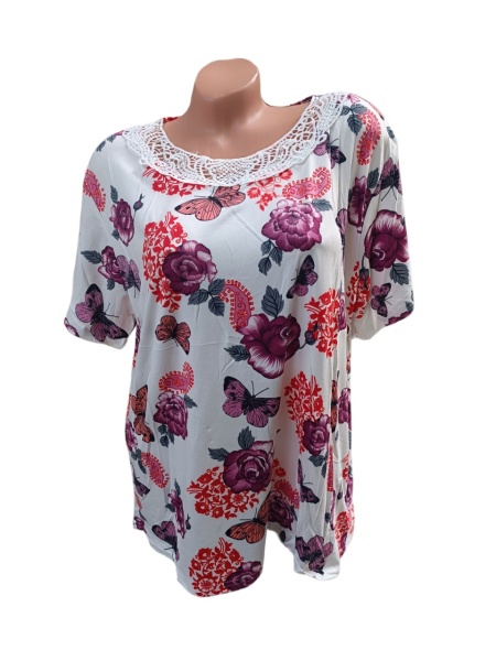 Bluza dama calitativa cu maneca scurta cod x2460