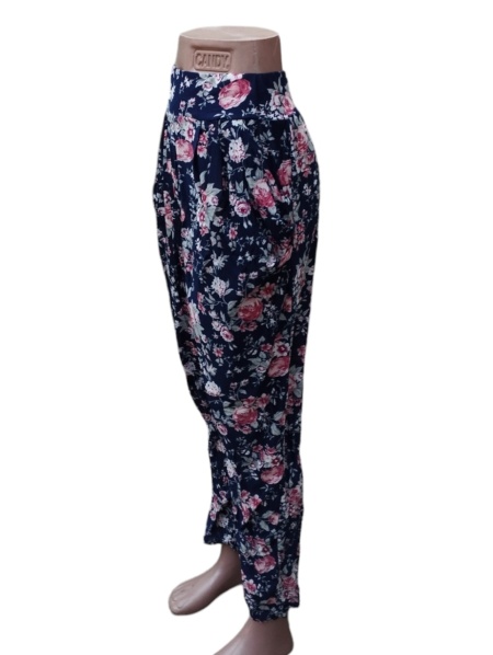 Pantaloni lungi vaporosi de vara pentru dama cod x5347