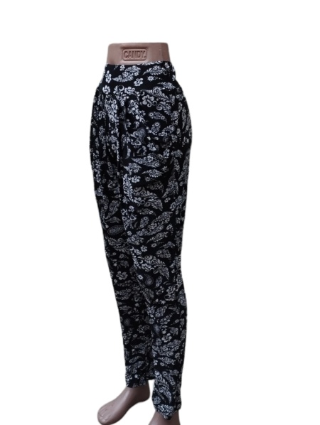 Pantaloni lungi vaporosi de vara pentru dama cod x5357