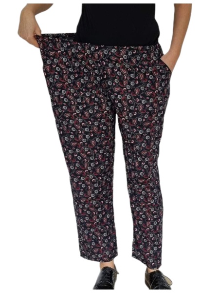 Pantaloni lungi vaporosi de vara pentru dama cod x5367