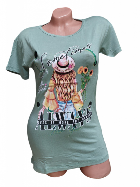 Tricou dama calitativ cu maneca scurta cod x0220