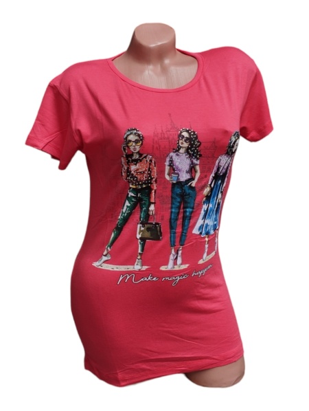 Tricou dama din bumbac calitativ model nou cod x1298