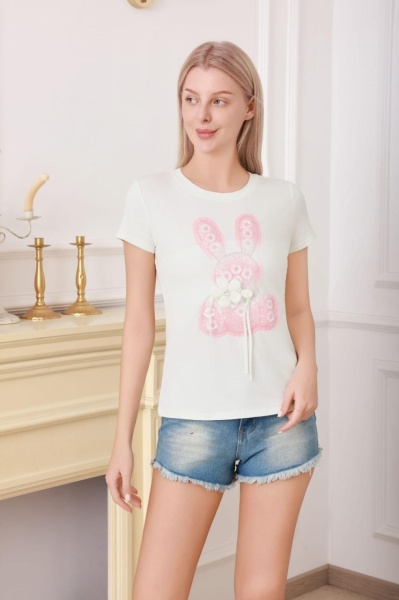 Tricou dama din bumbac calitativ model superb cod x5577