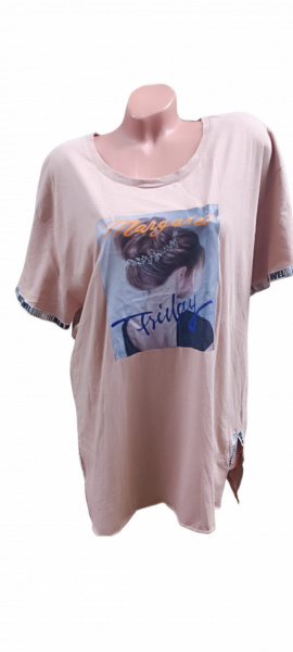 tricou scurt stil tunica model nou cod L18809