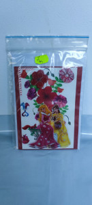 Felicitare cu floare si petale 3D lucrate manual cod k733 - Img 6