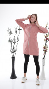hanorac dama din bumbac model nou cod L8670 - Img 2