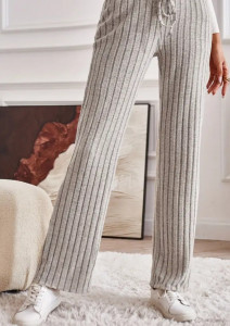 Pantaloni din tricot calitativ de dama cod T1220 - Img 2