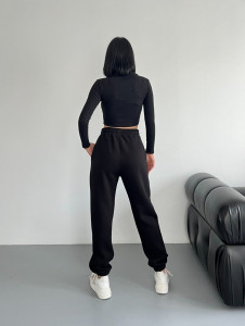Pantaloni grosi de trening de dama cod T973 - Img 2