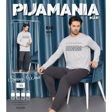 Pijama barbati groasa din bumbac model nou cod x3908