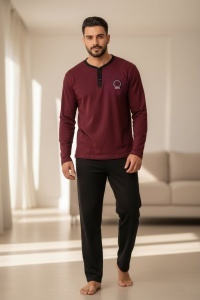 Pijama groasa cocolino de barbati COD PJ-047